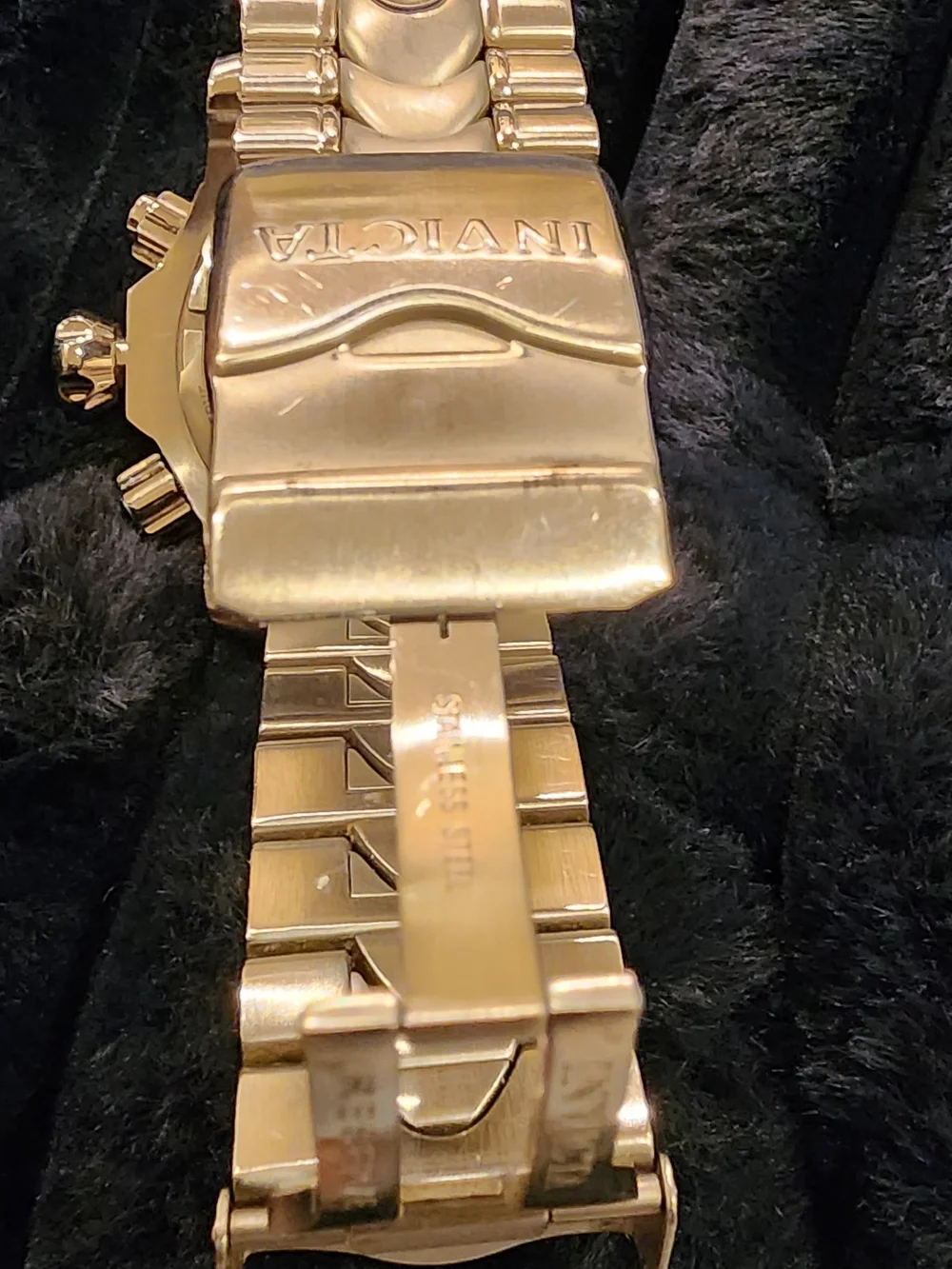 Invicta Reserve Men’s Gold Tone Chronograph Watch - Gold